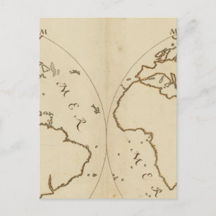 World Map 2 Postcard