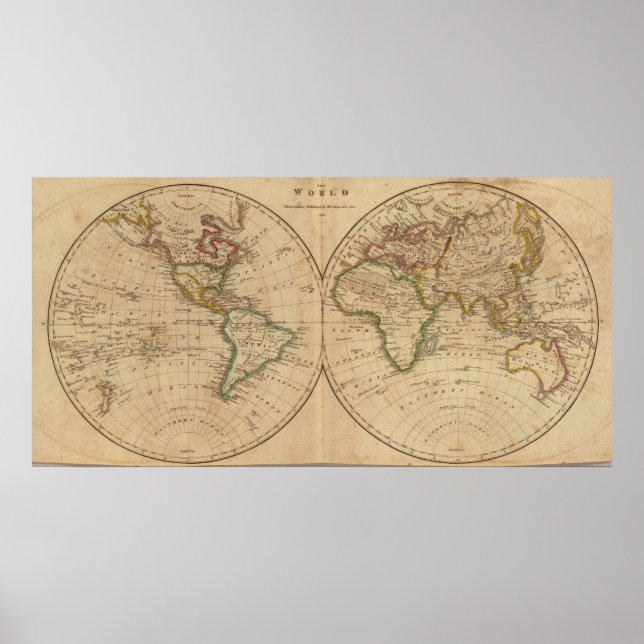 World Map 3 Poster (Front)