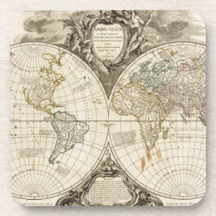 World Map 8 Coaster