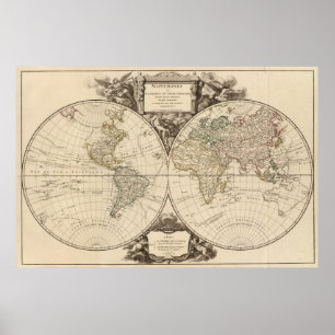 World Map 8 Poster