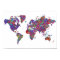 World Map, Action Painting