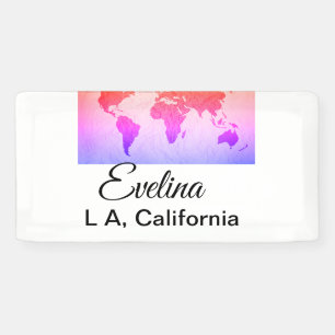 World map add name text place country city text mi banner