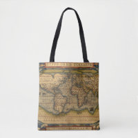 World Map Antique Ortelius Europe Travel