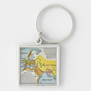 WORLD MAP, c1300. Key Ring