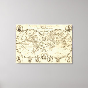 World Map Canvas Print