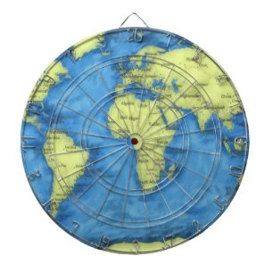 World Map Dart Board