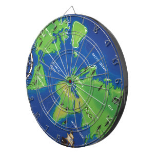 World Map Dartboard