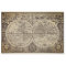 World Map Decoupage Paper