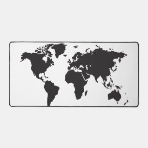 World Map  Desk Mat