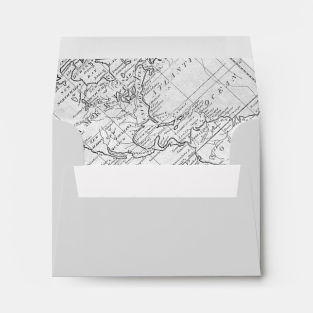 World Map Envelope (Back (Bottom))