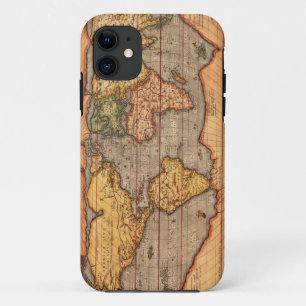 World map from 1601 Case-Mate iPhone case