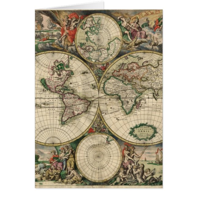 World Map from 1689 (Front)