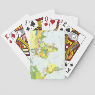 world+map+globe+country+atlas playing cards