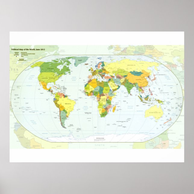 world+map+globe+country+atlas poster (Front)