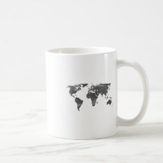 World Map In Grey, The World Maps _1  Coffee Mug