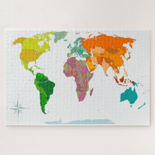 World Map Jigsaw Puzzle