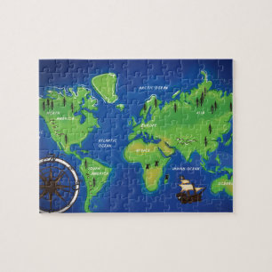 World Map Jigsaw Puzzle