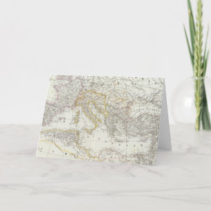 World Map of Eastern Hemisphere Holiday Card