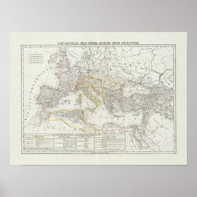 World Map of Eastern Hemisphere Poster (Front)