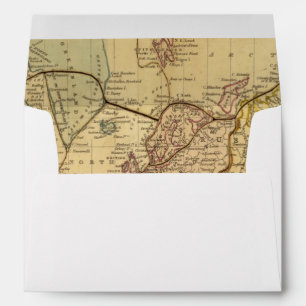 World map on Mercators Projection Envelopes