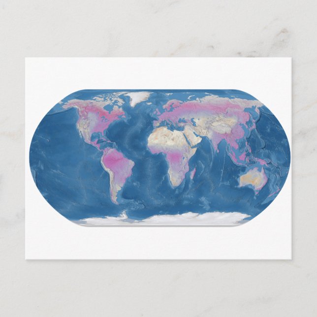 World Map Postcard (Front)