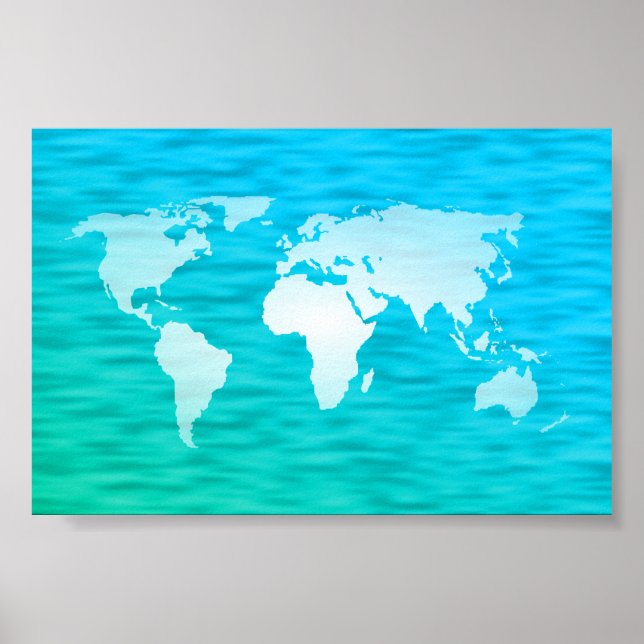World Map Poster (Front)