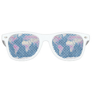 World Map Retro Sunglasses