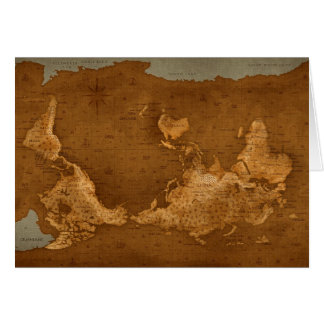 World Map - Upside Down