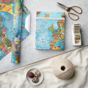 World Map  Wrapping Paper