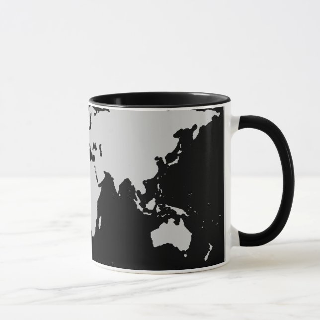 world maps ~ customisable colour mug (Right)