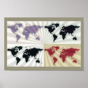 world maps decor