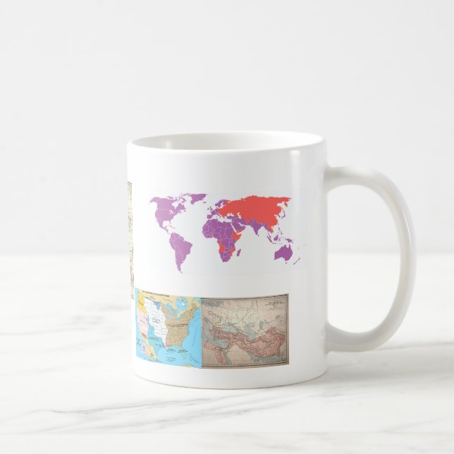 World Maps history Mug (Right)