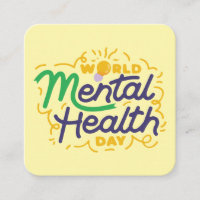 World Mental Health Day Inspirational Typography