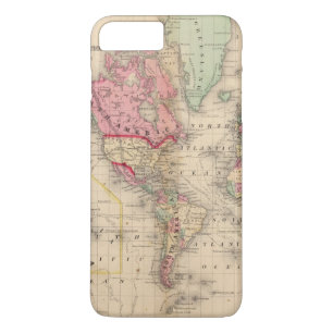 World Mercator proj Map by Mitchell Case-Mate iPhone Case