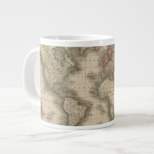 World, Mercator's Projection 2 Large Coffee Mug