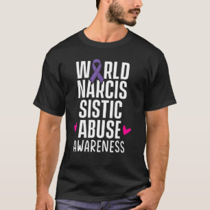 World Narcissistic Abuse Awareness Ribbon Survivor T-Shirt