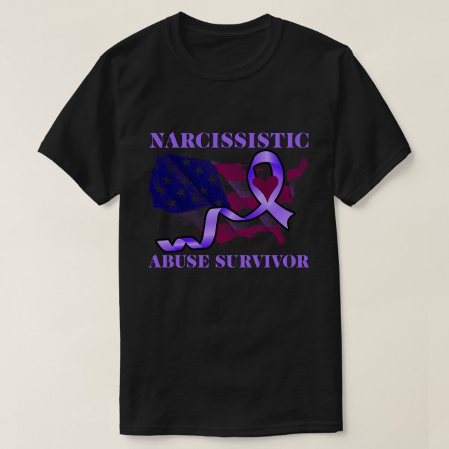 World Narcissistic Abuse Awareness Survivor T-Shirt (Design Front)