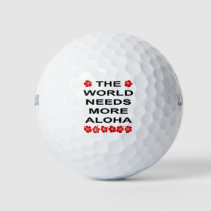 World Needs More Aloha Light-Colour Golf Balls