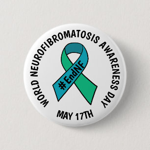 World Neurofibromatosis Awareness Day 6 Cm Round Badge