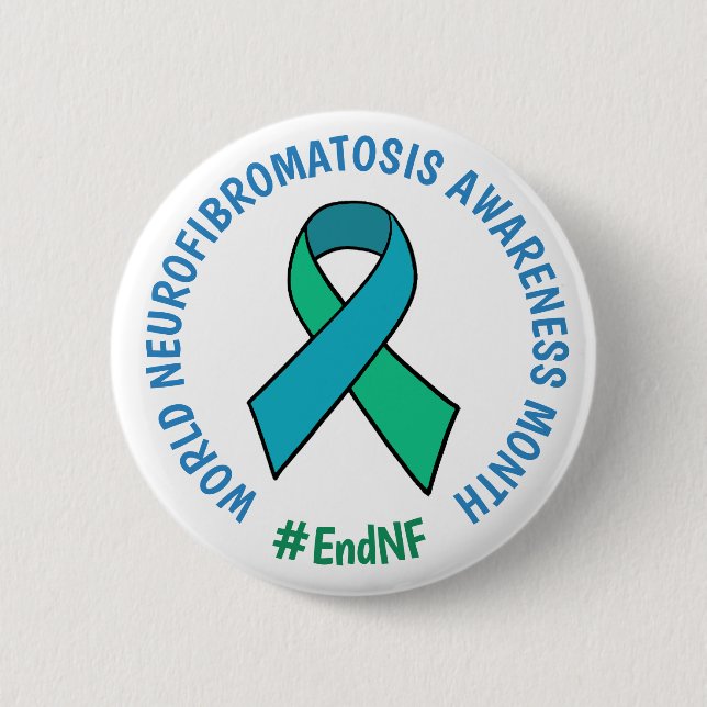 World Neurofibromatosis Awareness Month 6 Cm Round Badge (Front)