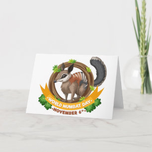World Numbat Day Card