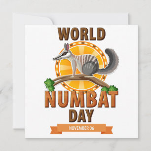 World Numbat Day Card