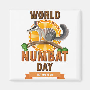 World Numbat Day Magnet