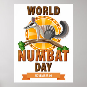 World Numbat Day Poster