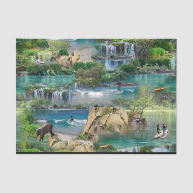 World Ocean Day Celebrations Tissue Paper (Front)