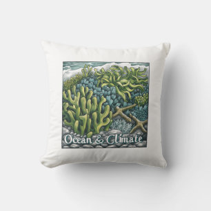 World Oceans Day - Coral Reef and Climate Cushion