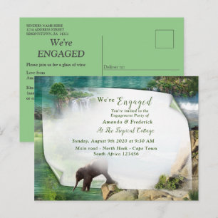 World Oceans & Rivers, Lakes & Sport Activities Invitation Postcard