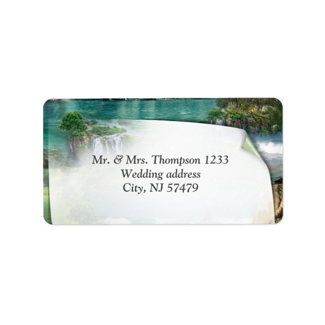 World Oceans & Rivers, Lakes & Sport Activities Label (Front)