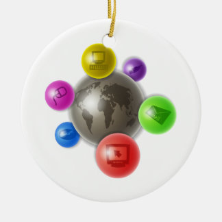 World of Computers Ceramic Tree Decoration