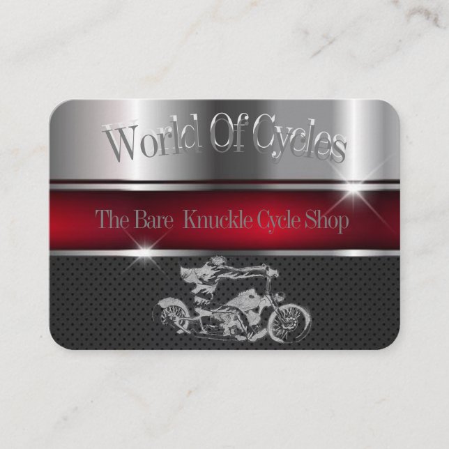 World Of Cycles Business Card (Front)